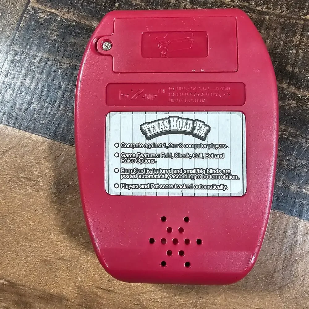 Texas Hold-em Handheld Video Game RecZone